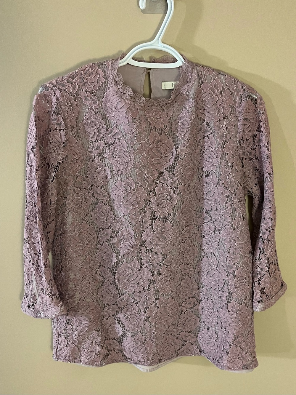 Twik Lace Long Sleeve Blouse